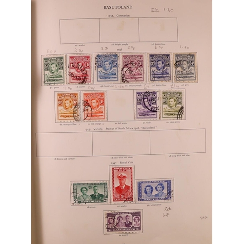 130 - COMMONWEALTH 1936-1953 USED COLLECTION in Stanley Gibbons KGVI album, includes Aden 1937 to 2r & 195... 