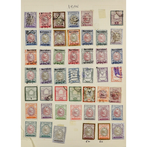 137 - WORLD ACCUMULATION IN SEVEN CARTONS All periods mint & used stamps in about 80 stockbooks & albums, ... 