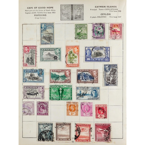 155 - CONSIGNMENT BALANCE in box, includes Commonwealth in old auction folders incl New Zealand Postal Fis... 