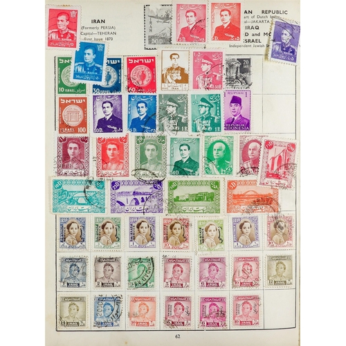 155 - CONSIGNMENT BALANCE in box, includes Commonwealth in old auction folders incl New Zealand Postal Fis... 