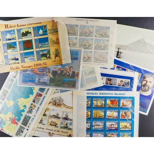 162 - SHIPS TOPICAL COLLECTION 1910's-2000's world mostly never hinged mint (some earlier issues are hinge... 