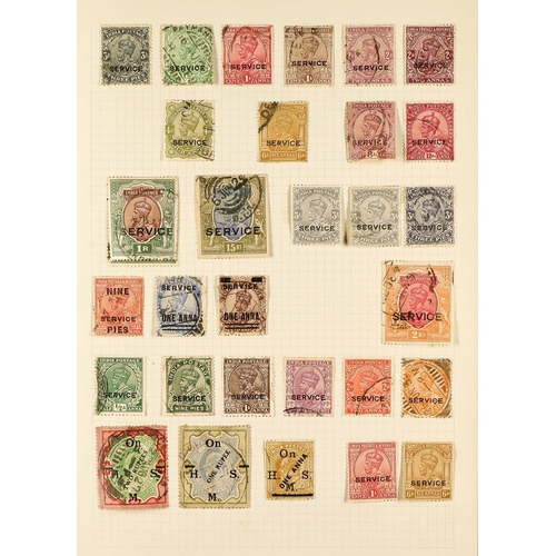 178 - BRITISH ASIA COLLECTION of 1000+ mint & used stamps in album from India & states, and North Borneo. ... 