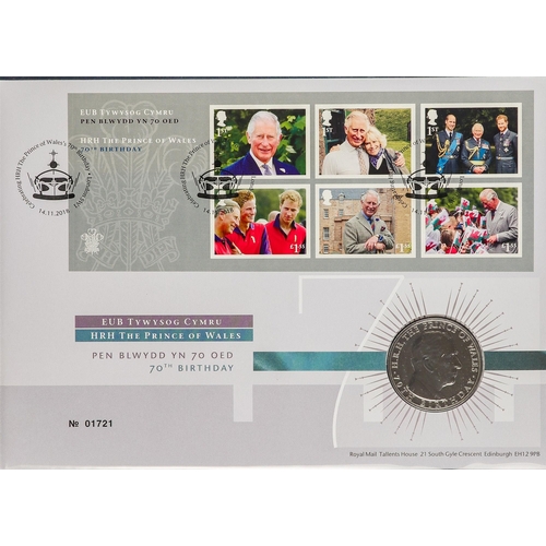 1816 - GREAT BRITAIN 1986-2018 COIN COVERS The Royal Mail / The Royal Mint all different collection in ten ... 