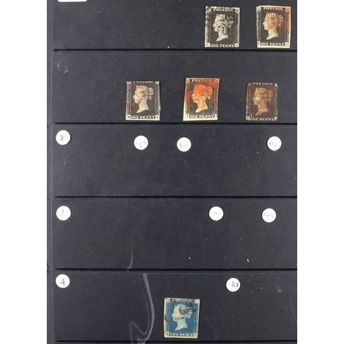 1818 - GREAT BRITAIN 1840 - 1952 COLLECTION IN 4 BINDERS. Chiefly used stamps arranged with duplication on ... 