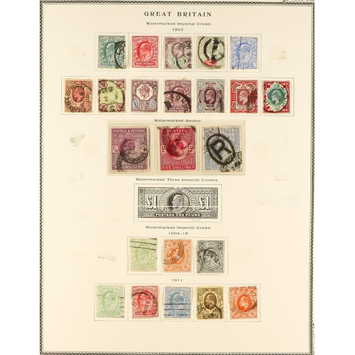 1825 - GREAT BRITAIN GB & IRELAND COLLECTION mint & used 1840's-1970's in album. QV vals to 5s, KEVII to 10... 