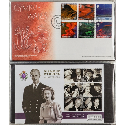 1834 - GREAT BRITAIN COLLECTOR'S ESTATE IN FIVE CARTONS 1840-2010's mint (some never hinged) & used accumul... 