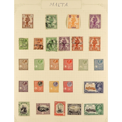 184 - COMMONWEALTH mint & used collection in album, note Cyprus, Malta, Gibraltar, Middle East & British A... 