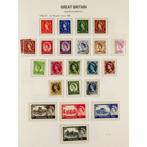 1840 - GREAT BRITAIN ACCUMULATION IN THREE CARTONS All periods mint (some never hinged) & used stamps in al... 