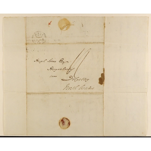 1877 - GB. COVERS & POSTAL HISTORY 1586 - 1840 PREMIUM STAMPLESS COVERS COLLECTION expertly presented and d... 