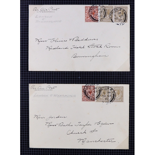 1891 - GB. COVERS & POSTAL HISTORY 1919 - 1939 FLOWN COVERS collection, 1929 Ross-Smith anniversary flight,... 