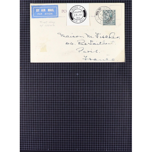 1891 - GB. COVERS & POSTAL HISTORY 1919 - 1939 FLOWN COVERS collection, 1929 Ross-Smith anniversary flight,... 