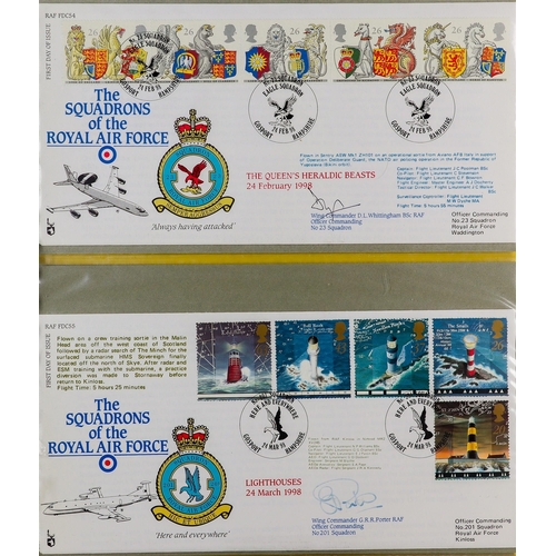 1892 - GB. COVERS & POSTAL HISTORY 1981 - 2003 RAF SIGNED FIRST DAY COVERS. A collection complete for RFDC ... 