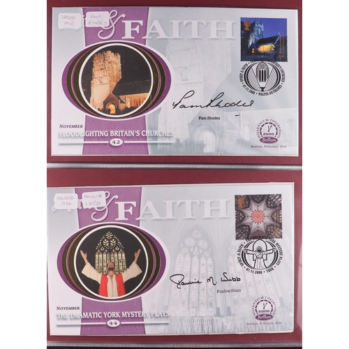 1894 - GB. COVERS & POSTAL HISTORY AUTOGRAPHED COVERS Royal Mail 2000 Millennium 'Life on Earth' covers (3)... 