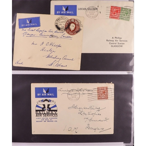 1896 - GB. COVERS & POSTAL HISTORY AVIATION collection of 80+ 1930's covers includes West Country Air Servi... 