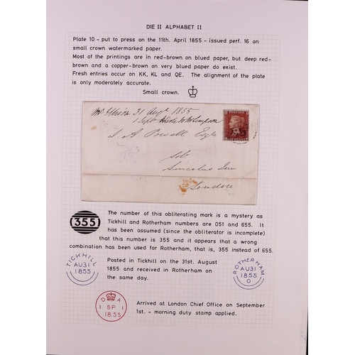 1905 - GB. COVERS & POSTAL HISTORY INTERESTING COVERS RANGE incl. pre-stamp with Bishop mark and 