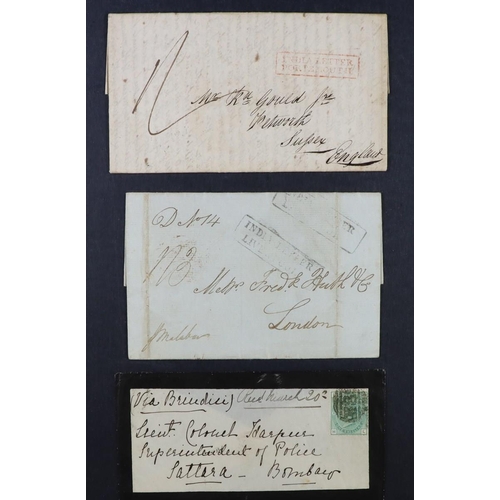 1910 - GB. COVERS & POSTAL HISTORY POSTAL HISTORY RANGES with 1822 Birmingham  to Derby 