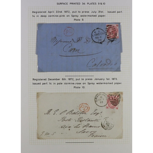 1910 - GB. COVERS & POSTAL HISTORY POSTAL HISTORY RANGES with 1822 Birmingham  to Derby 