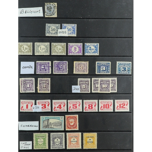 193 - POSTAGE DUES COLLECTION of mint & used stamps from Australia to Vatican (600+) Lot 193 (A) [c]