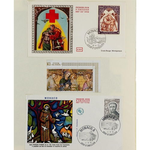 194 - RELIGION - CHRISTIANITY 20th Century world collection written up in 21 albums, includes mint (some n... 