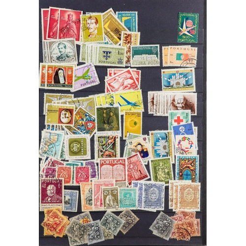 199 - WORLD (NO GB) ACCUMULATION IN THREE CARTONS All periods mint & used stamps, includes British Commonw... 