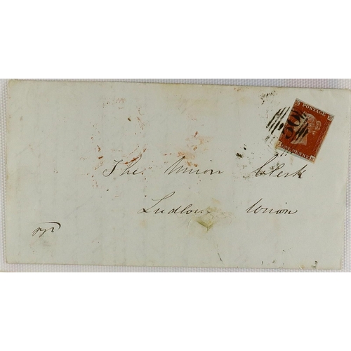 2015 - GB.QUEEN VICTORIA 1840 - 1880's ASSORTMENT of used stamps tucked into a little cover album, chiefly ... 