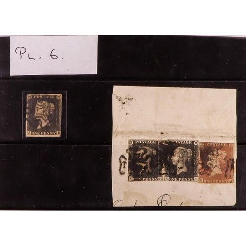 2015 - GB.QUEEN VICTORIA 1840 - 1880's ASSORTMENT of used stamps tucked into a little cover album, chiefly ... 