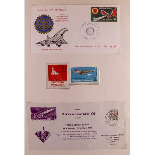 221 - AIRMAIL, AIRCRAFT & AVIATION FRANCE, COLONIES & RELATED ITEMS 1920's-2000's mint (some never hinged)... 