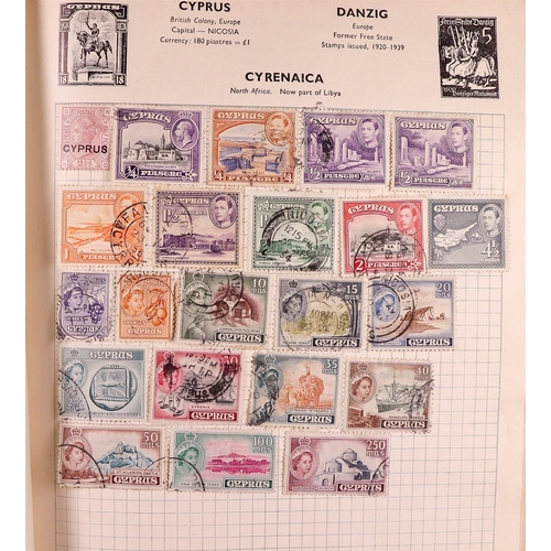 230 - REMAINDERS FROM COLLECTOR'S ESTATE. Includes Australia stockbook, China in album, Libya 1952 Provisi... 