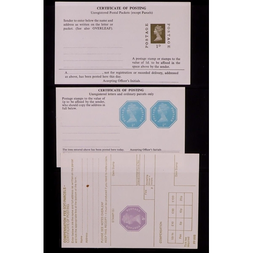 2461 - GB.ELIZABETH II POSTAL STATIONARY - ENVELOPES. A collection of envelopes, letter sheets, certs of po... 