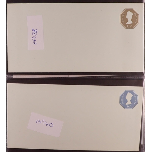 2461 - GB.ELIZABETH II POSTAL STATIONARY - ENVELOPES. A collection of envelopes, letter sheets, certs of po... 