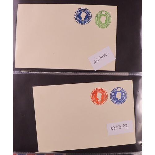 2461 - GB.ELIZABETH II POSTAL STATIONARY - ENVELOPES. A collection of envelopes, letter sheets, certs of po... 