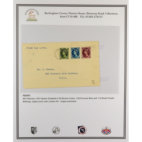 2528 - GB.FIRST DAY COVERS 1952 - 2000 PREMIUM COVERS A collection of around 93 items purchased from Buckin... 