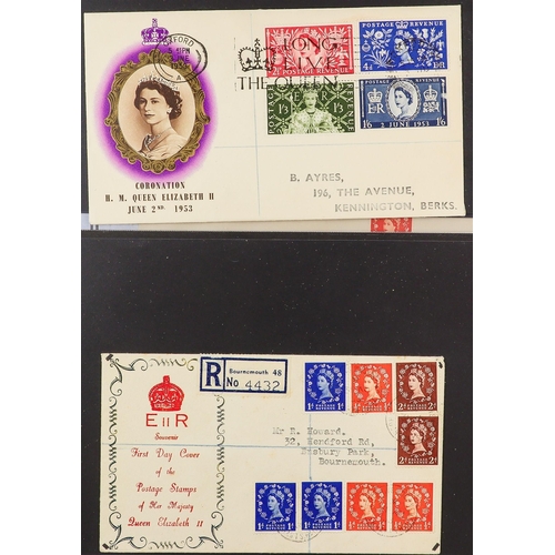 2528 - GB.FIRST DAY COVERS 1952 - 2000 PREMIUM COVERS A collection of around 93 items purchased from Buckin... 