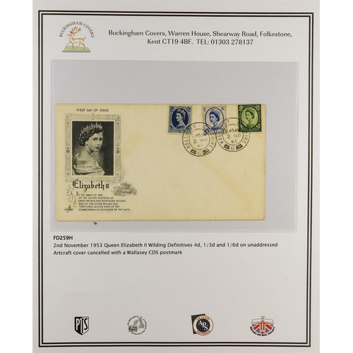 2528 - GB.FIRST DAY COVERS 1952 - 2000 PREMIUM COVERS A collection of around 93 items purchased from Buckin... 