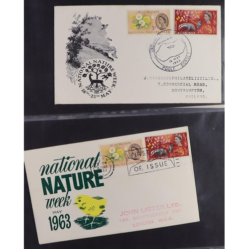 2532 - GB.FIRST DAY COVERS 1953 -1970 COLLECTION. Comprehensive with many better throughout. Includes 1957 ... 