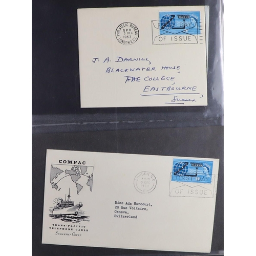 2532 - GB.FIRST DAY COVERS 1953 -1970 COLLECTION. Comprehensive with many better throughout. Includes 1957 ... 