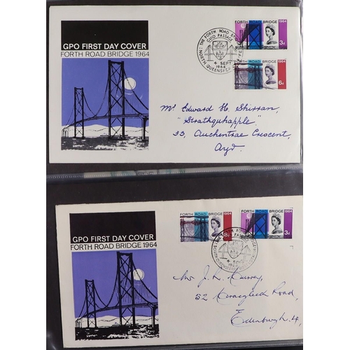 2532 - GB.FIRST DAY COVERS 1953 -1970 COLLECTION. Comprehensive with many better throughout. Includes 1957 ... 