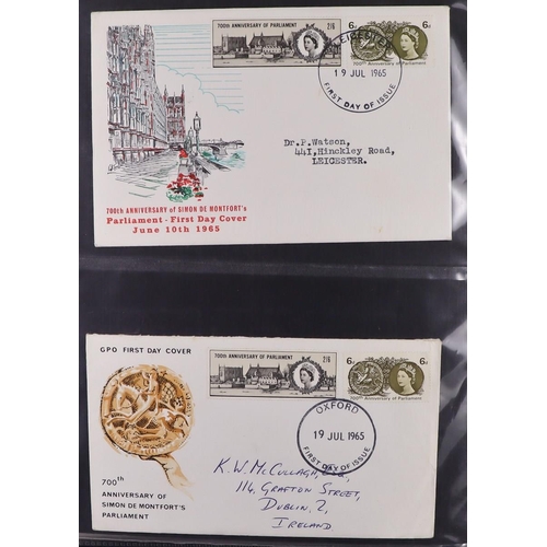 2532 - GB.FIRST DAY COVERS 1953 -1970 COLLECTION. Comprehensive with many better throughout. Includes 1957 ... 