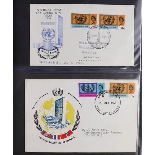 2532 - GB.FIRST DAY COVERS 1953 -1970 COLLECTION. Comprehensive with many better throughout. Includes 1957 ... 