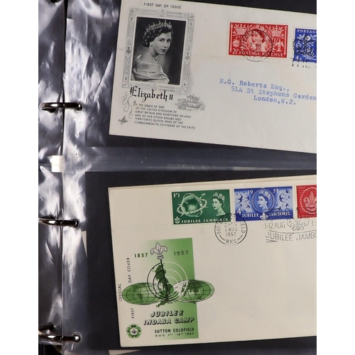 2532 - GB.FIRST DAY COVERS 1953 -1970 COLLECTION. Comprehensive with many better throughout. Includes 1957 ... 