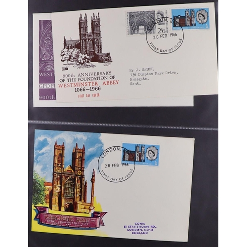 2532 - GB.FIRST DAY COVERS 1953 -1970 COLLECTION. Comprehensive with many better throughout. Includes 1957 ... 