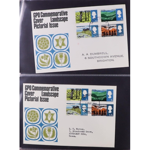 2532 - GB.FIRST DAY COVERS 1953 -1970 COLLECTION. Comprehensive with many better throughout. Includes 1957 ... 