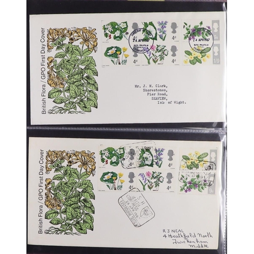 2532 - GB.FIRST DAY COVERS 1953 -1970 COLLECTION. Comprehensive with many better throughout. Includes 1957 ... 