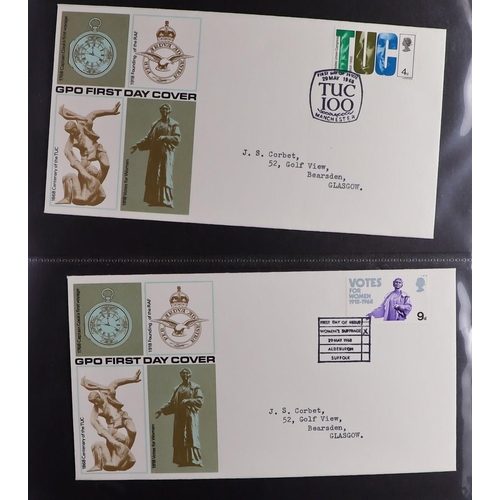 2532 - GB.FIRST DAY COVERS 1953 -1970 COLLECTION. Comprehensive with many better throughout. Includes 1957 ... 