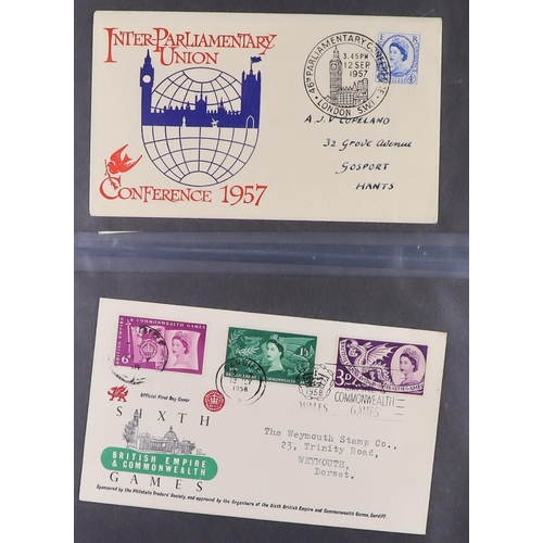 2532 - GB.FIRST DAY COVERS 1953 -1970 COLLECTION. Comprehensive with many better throughout. Includes 1957 ... 