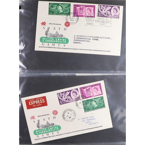 2532 - GB.FIRST DAY COVERS 1953 -1970 COLLECTION. Comprehensive with many better throughout. Includes 1957 ... 