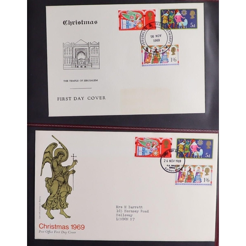 2532 - GB.FIRST DAY COVERS 1953 -1970 COLLECTION. Comprehensive with many better throughout. Includes 1957 ... 