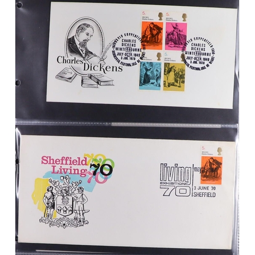 2532 - GB.FIRST DAY COVERS 1953 -1970 COLLECTION. Comprehensive with many better throughout. Includes 1957 ... 