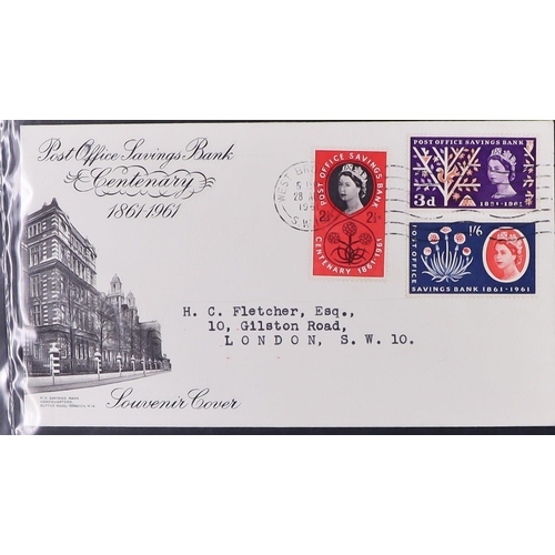 2532 - GB.FIRST DAY COVERS 1953 -1970 COLLECTION. Comprehensive with many better throughout. Includes 1957 ... 