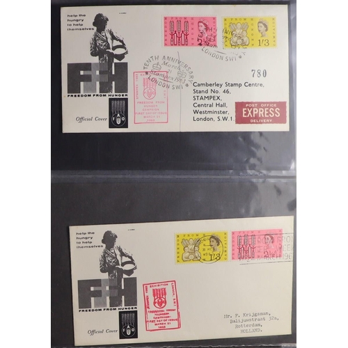 2532 - GB.FIRST DAY COVERS 1953 -1970 COLLECTION. Comprehensive with many better throughout. Includes 1957 ... 